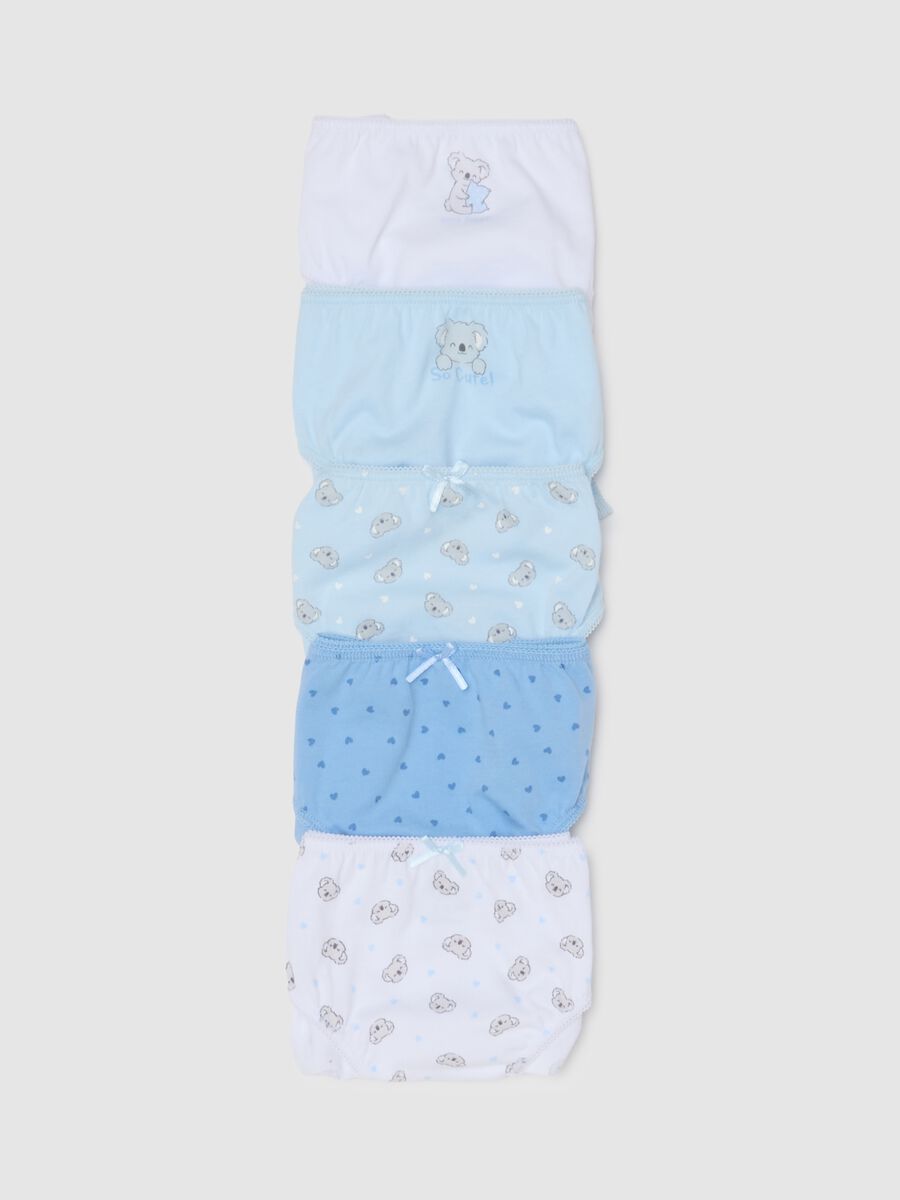 Multipack of Girls' Multicolour Pure Cotton Knickers - Regular Fit_3