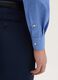 Blue long-sleeve cotton blend shirt_3