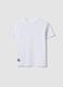 Kids&rsquo; white pure cotton T-shirt, oversized fit_0