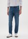 Pure cotton blue relaxed fit jeans_1