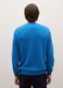 Blue crewneck pullover in pure lambswool regular fit_3