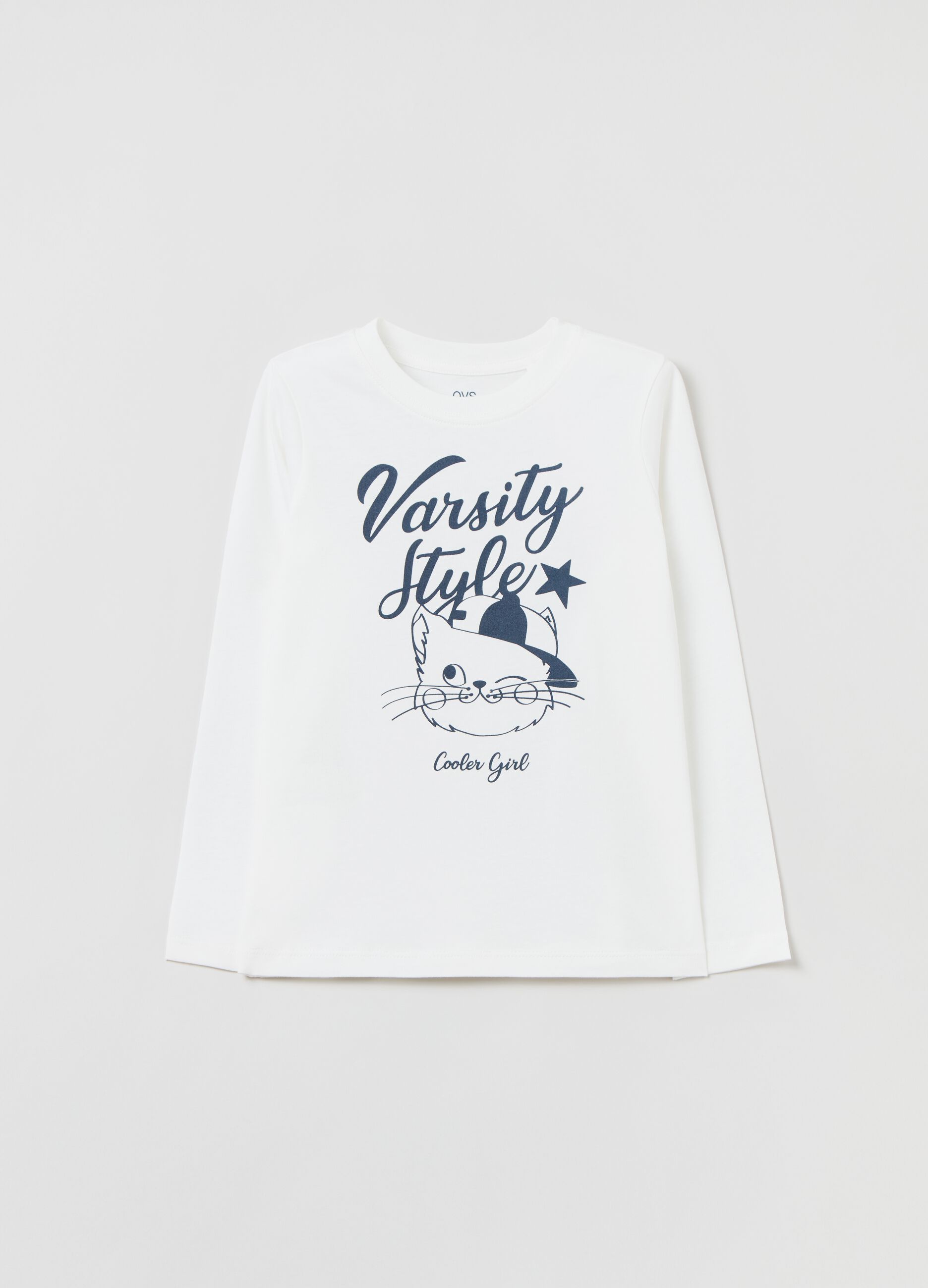 T Shirt a Maniche Lunghe da Bambina OVS