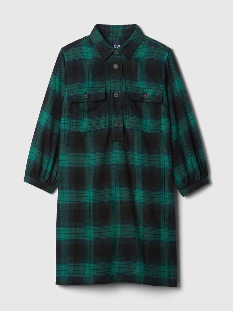 Tartan shirt dress with pockets_6