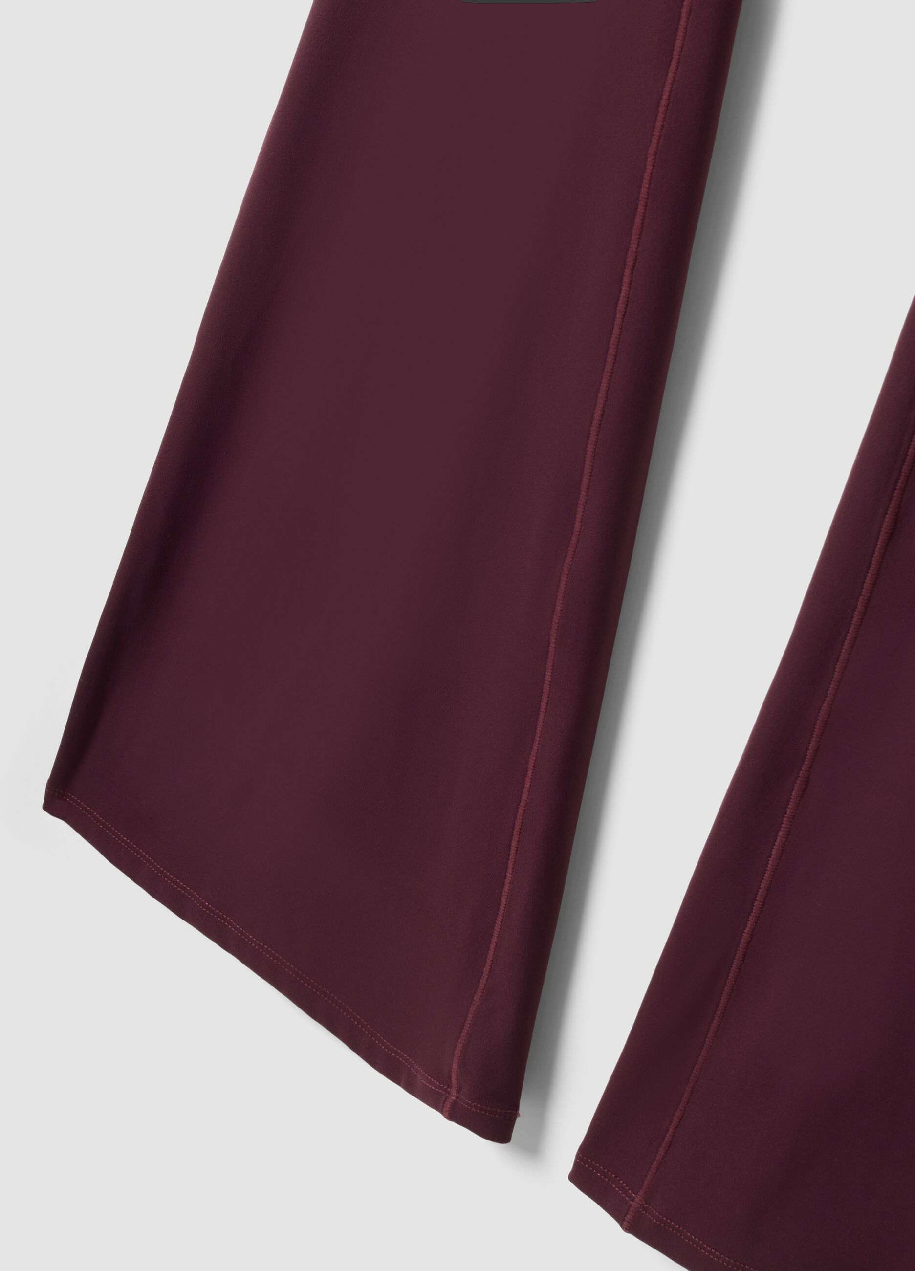 Purple flared leggings in stretch fabric ALTAVIA STUDIO