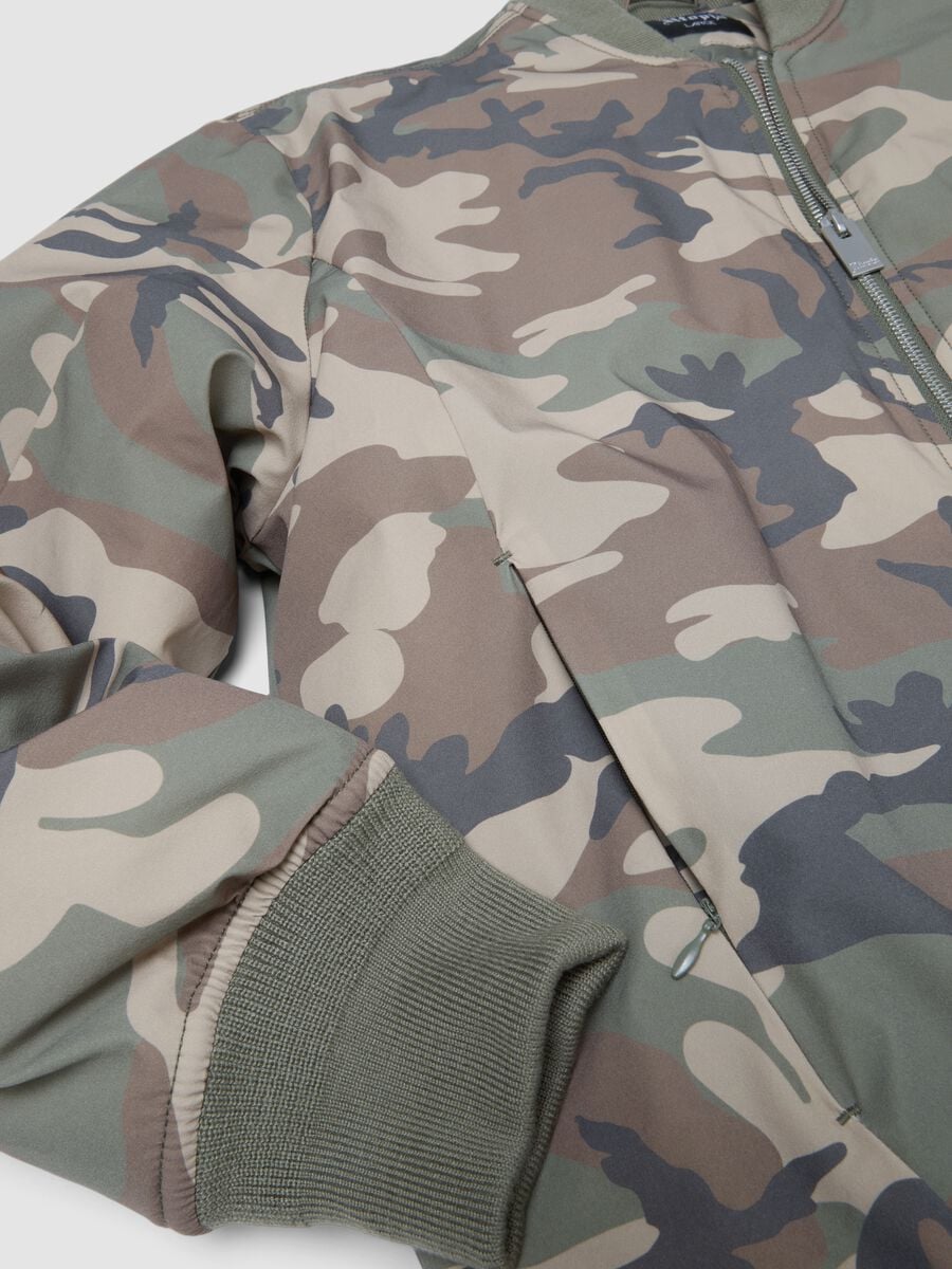 Nylon Bomber Jacket Camo_7