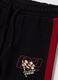 Red pure cotton set with half-zip collar for boys_3