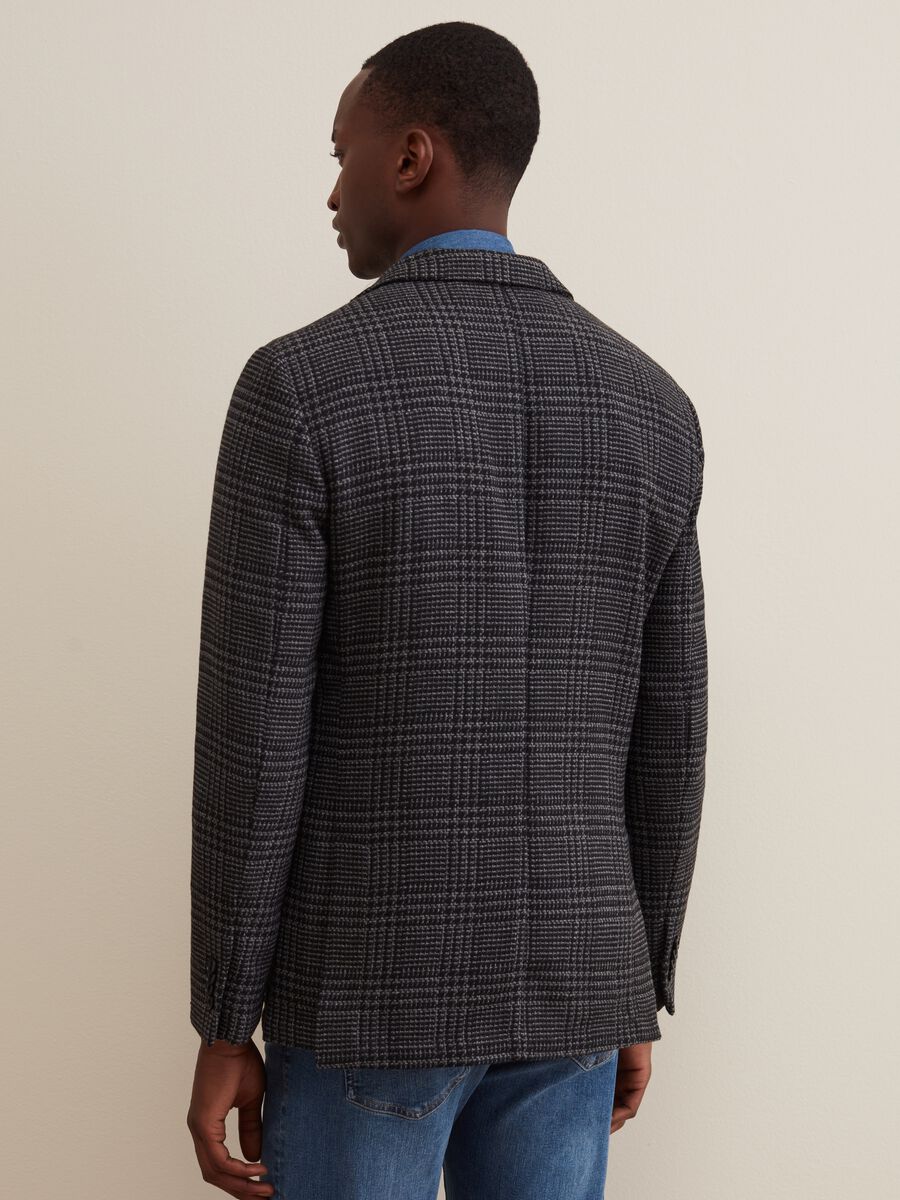 Blazer monopetto in principe di Galles_2