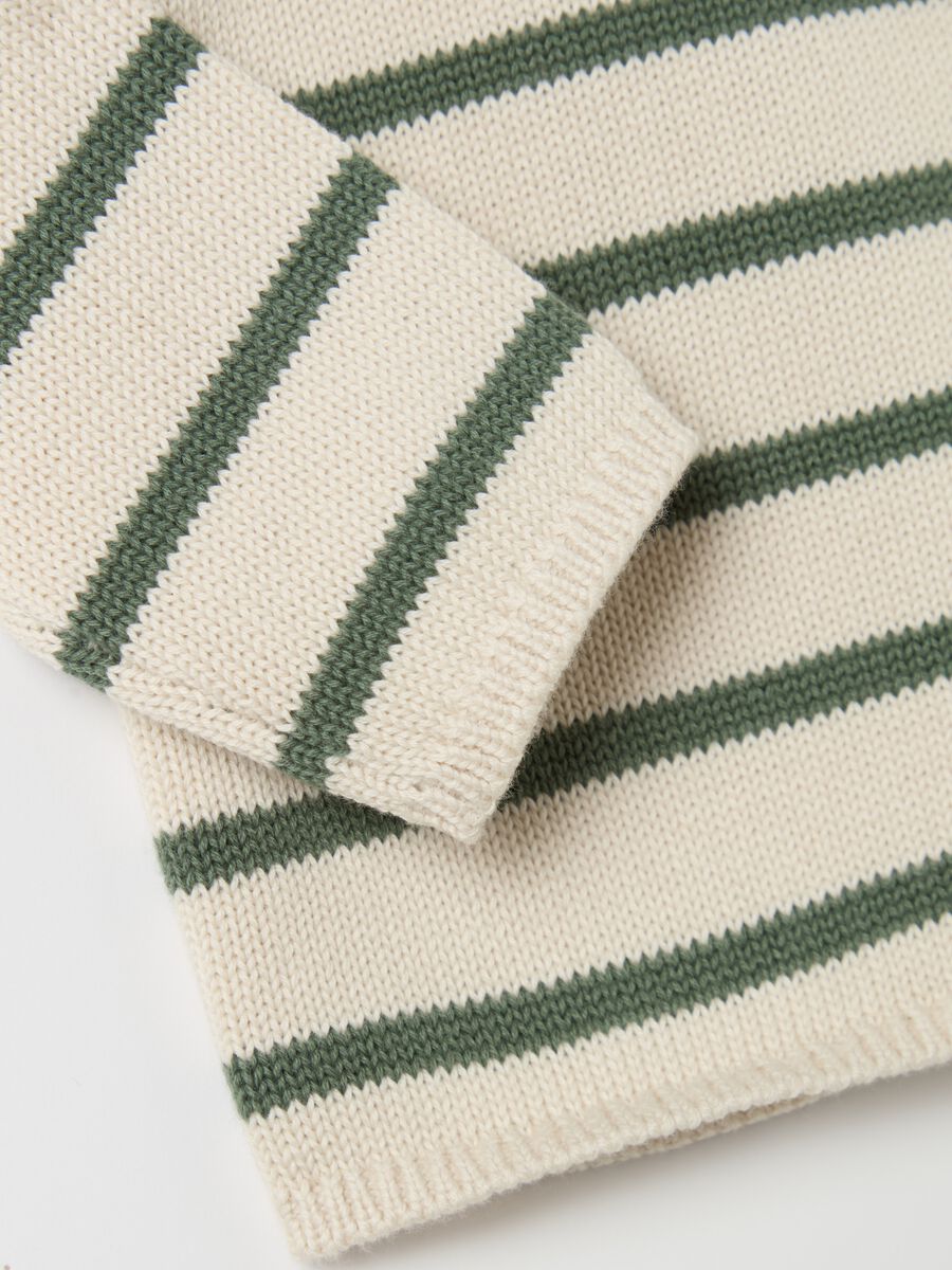 Striped pullover in cotton_2