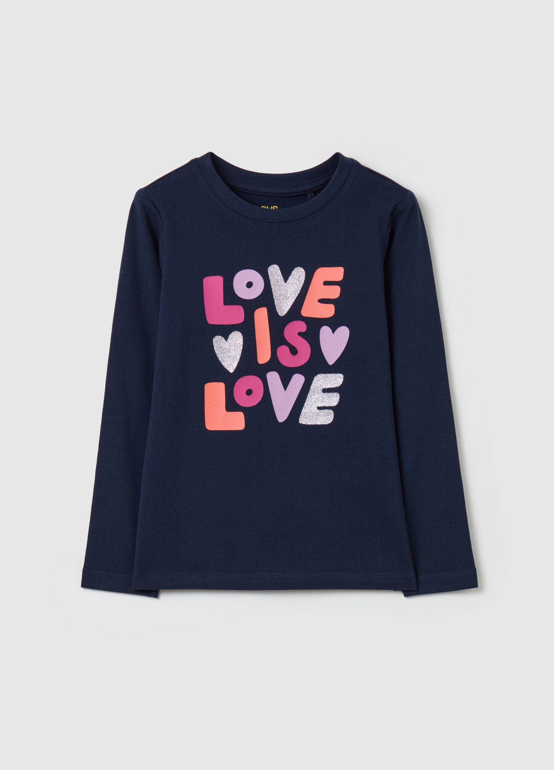 Long-sleeved T-shirt with print
