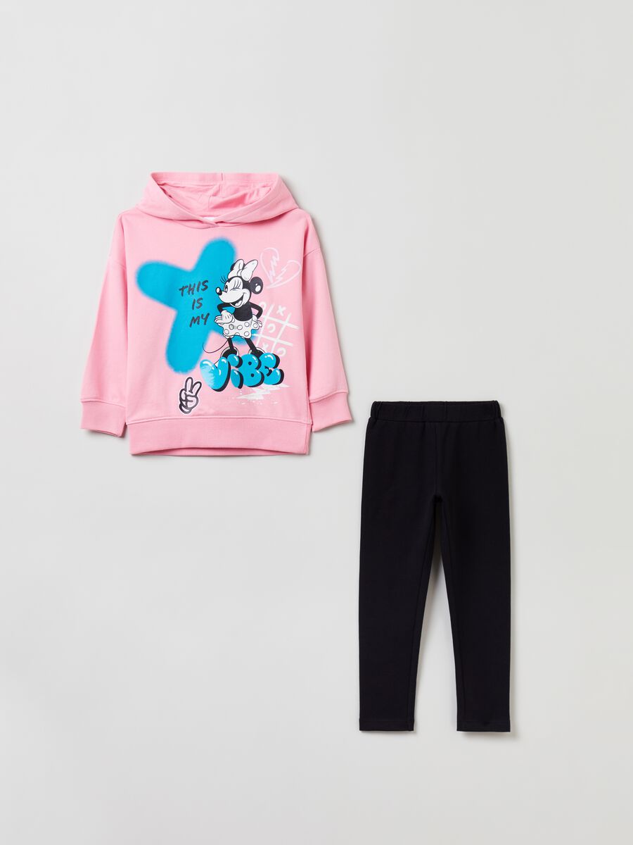 Jogging set in French Terry stampa Minnie_0