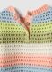 Maglione multicolor in puro cotone traforato da bimba_2