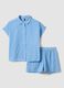 Light blue organic cotton pyjamas_0