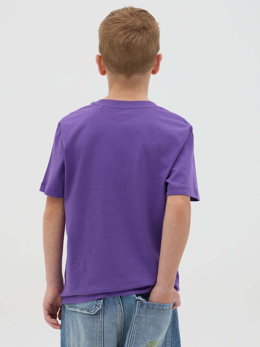 Cotton T-shirt with "New Street Skate Contest" print_2
