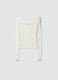 White viscose-blend fitted boat-neck top_5