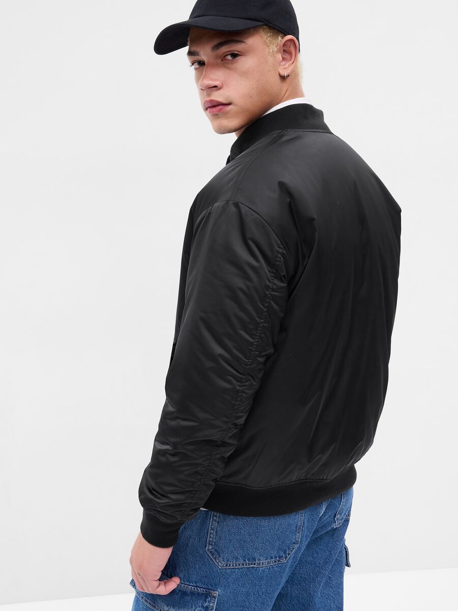 Bomber full-zip in cotone_1
