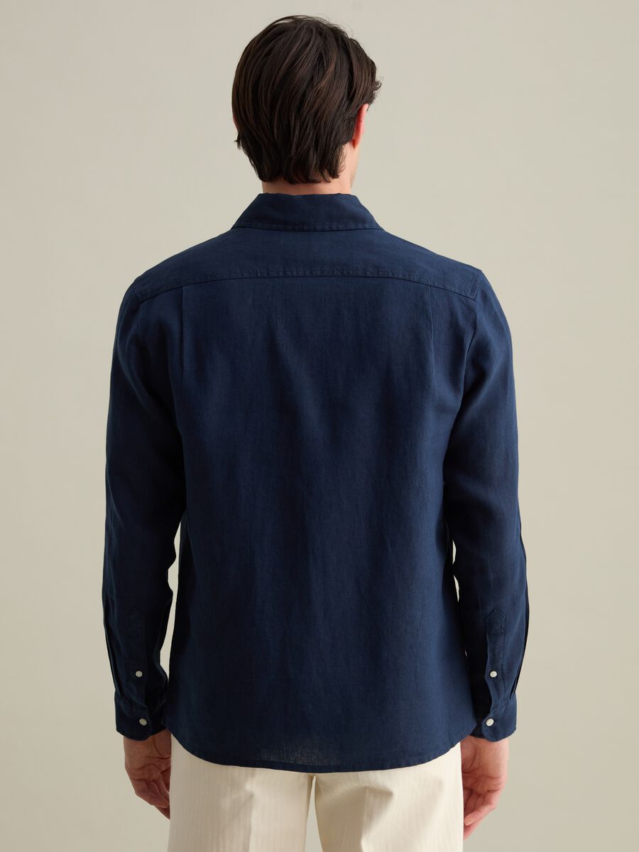 Regular-fit shirt in linen_2