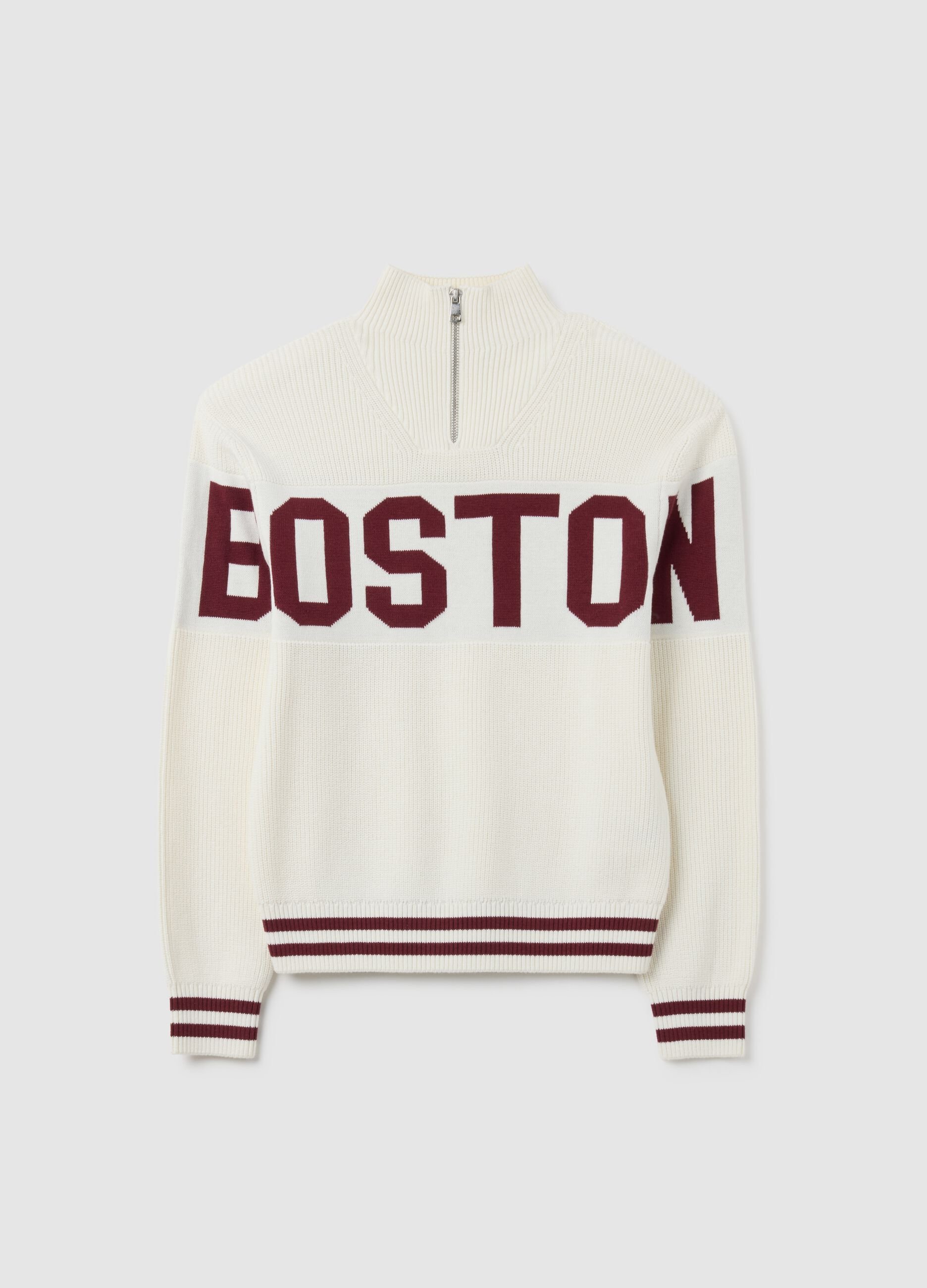 Boy's pure cotton multicolour regular fit jumper