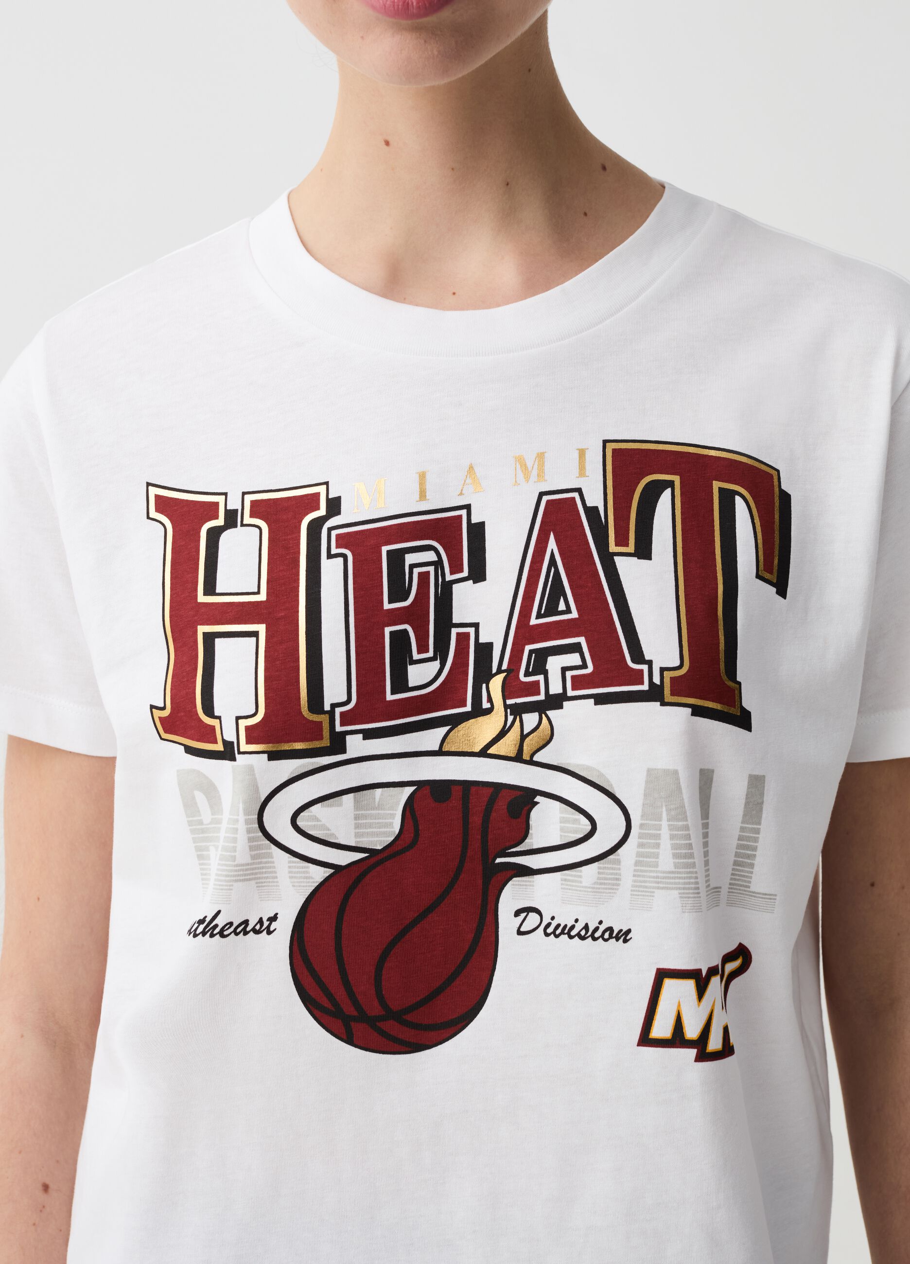 T-shirt with NBA Miami Heat print