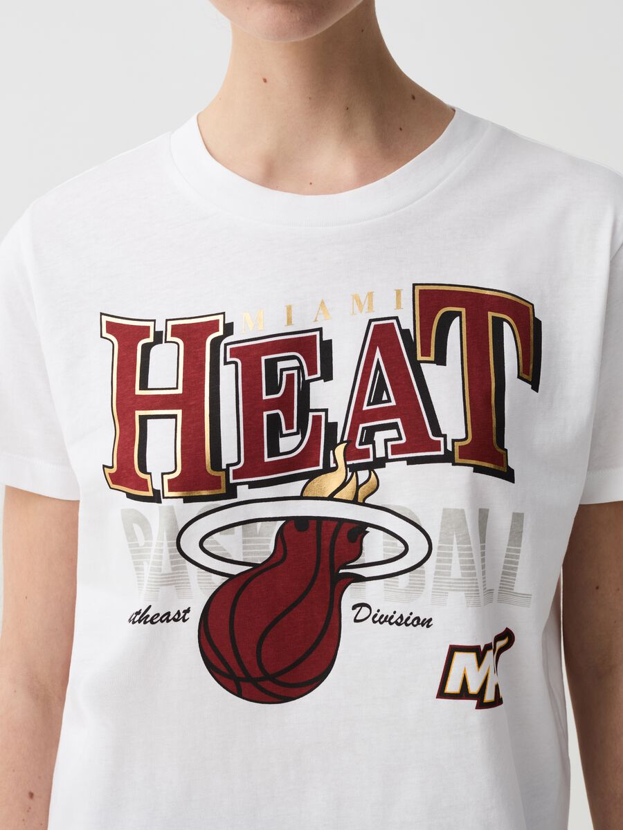 T-shirt con stampa NBA Miami Heat_1