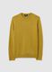Yellow Regular Fit Sweater_4