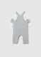 Grey fleece baby dungarees_1