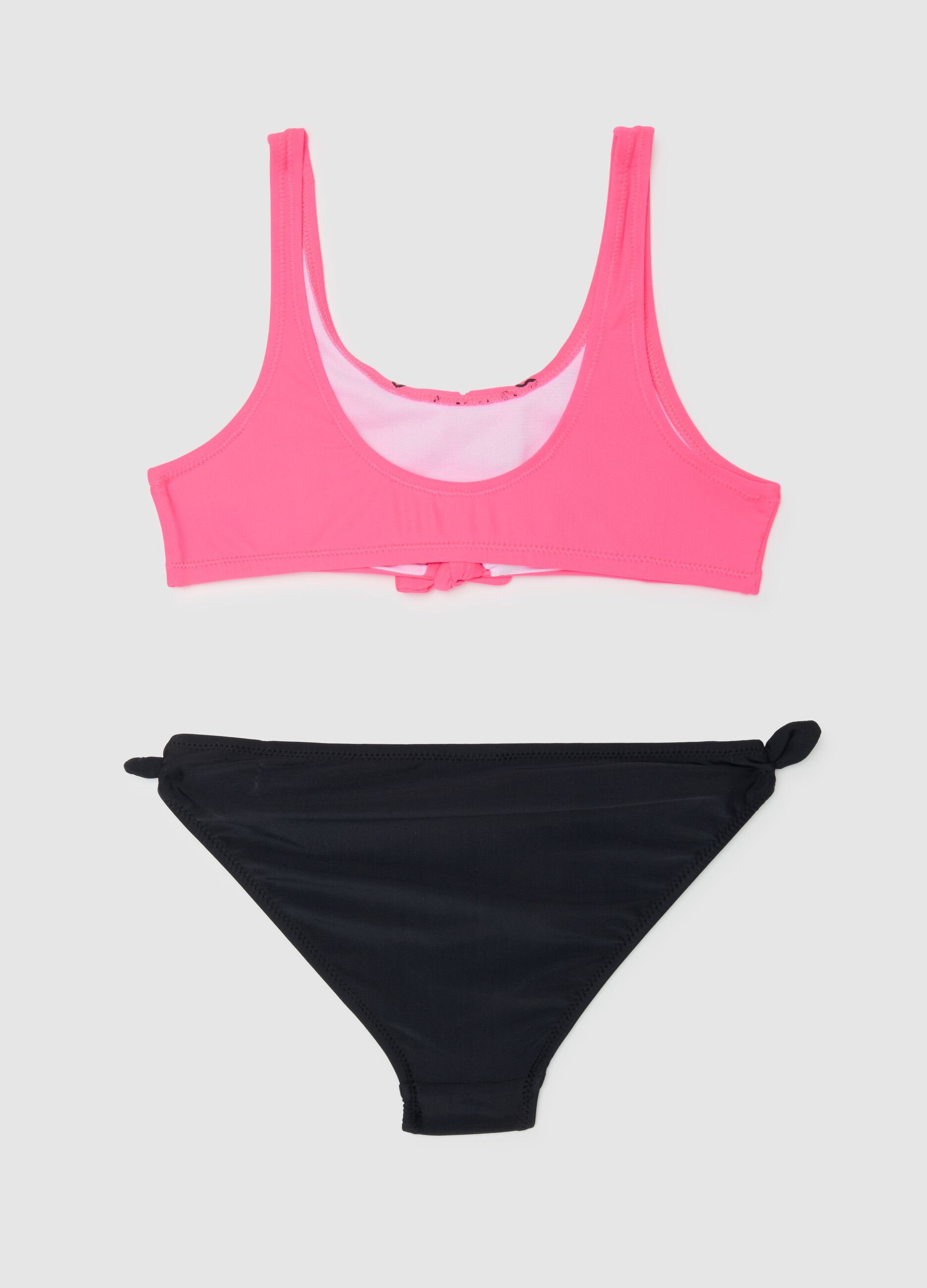 Girls' multicolour stretch blend bikini