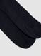 Blue ribbed pure cotton ankle socks_1