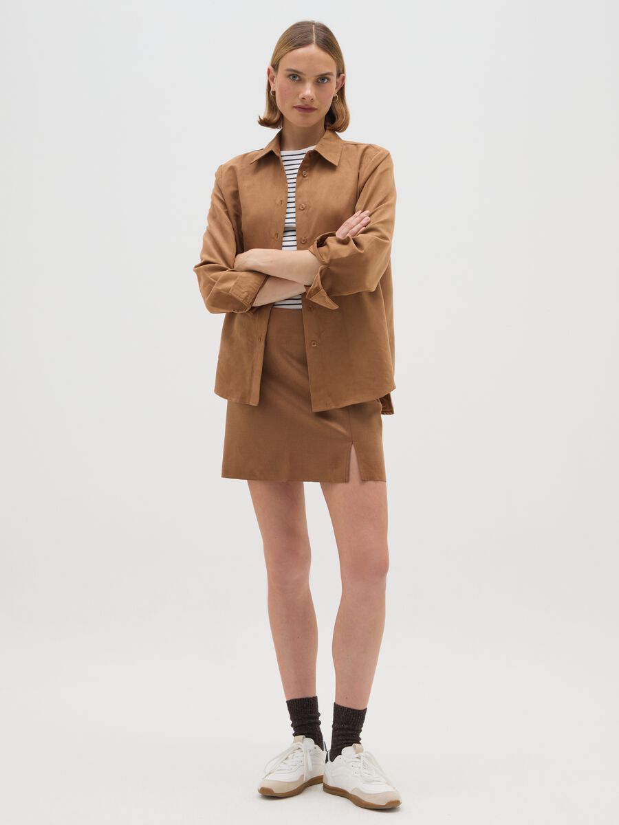 Brown Regular Fit Shirt_1