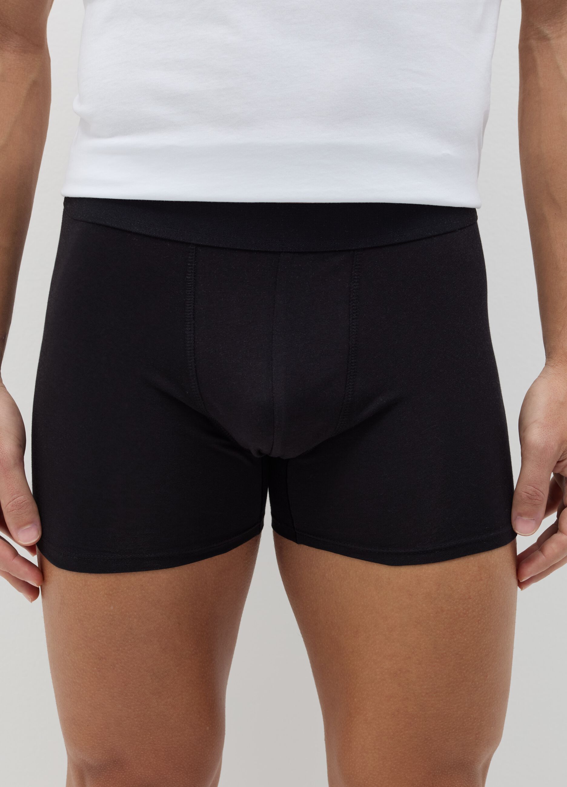 Tripack boxer midi con elastico esterno