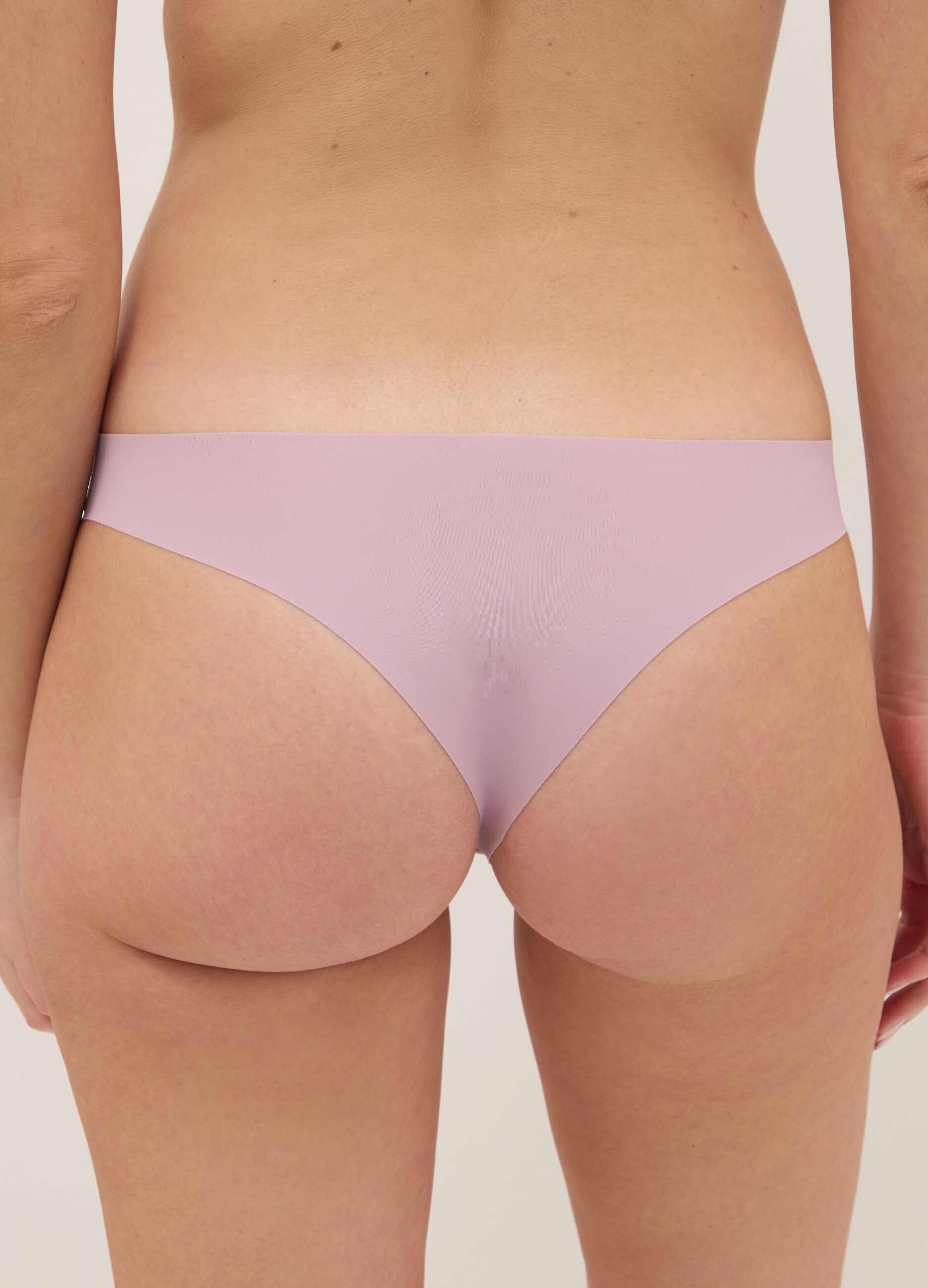 Violet Brazilian briefs in stretch cotton regular fit