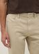 Beige casual linen-blend regular-fit trousers_3