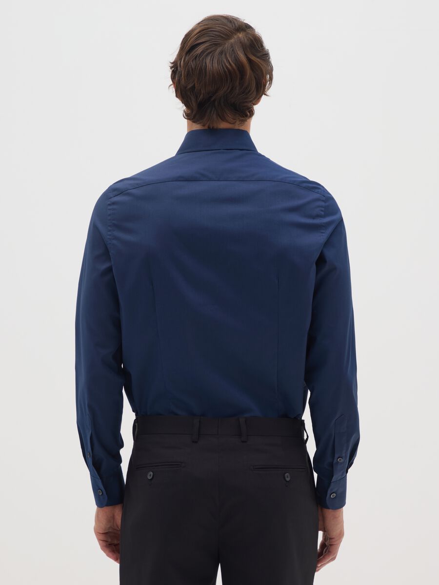 Slim fit blue shirt_2
