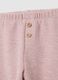 Leggings da neonata in puro cotone rosa regular fit_2