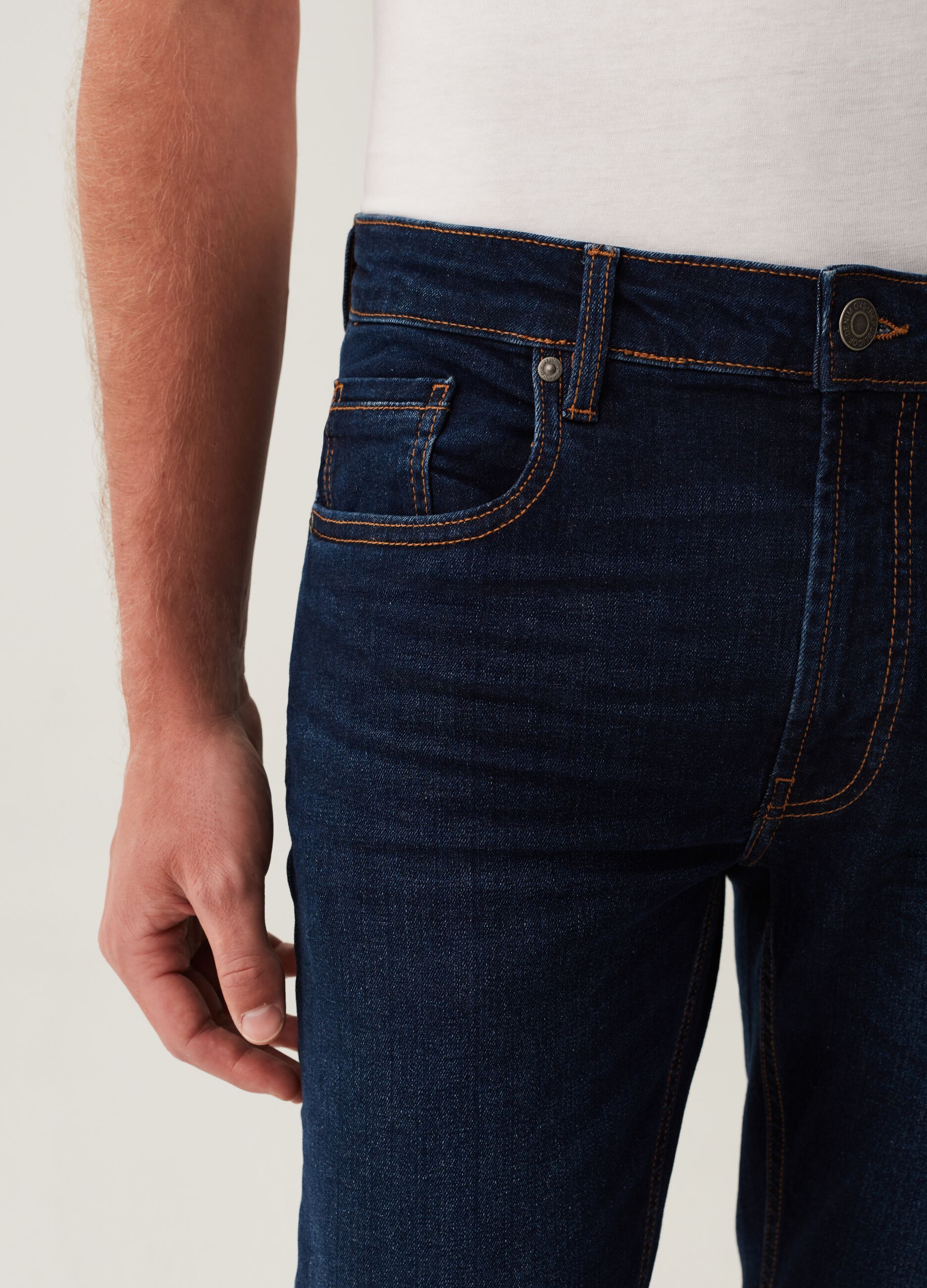 Jeans slim fit cinque tasche_3