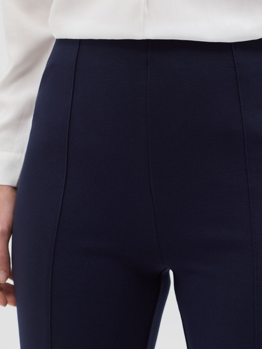 Cigarette trousers in Milano stitch_2