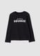 Black crew-neck T-shirt in pure organic cotton_0