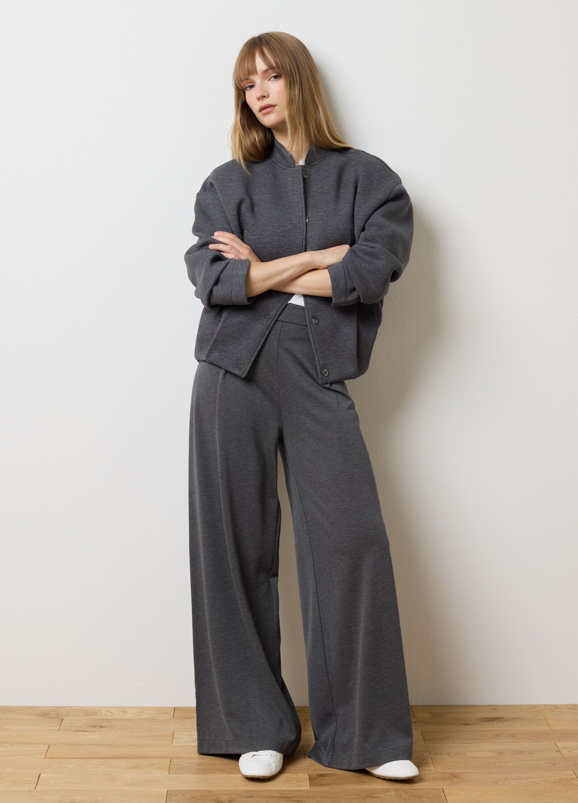 Heather Grey Regular Fit Sweatshirt