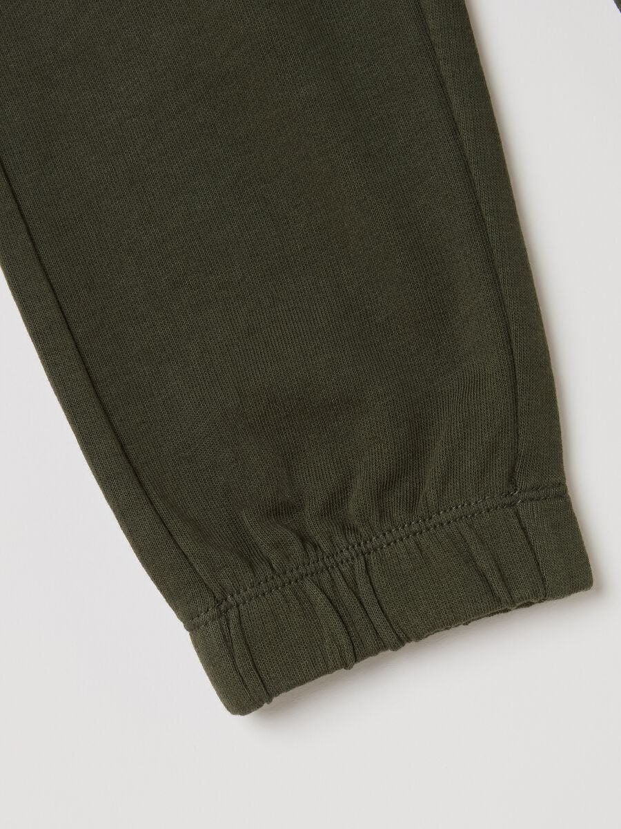 Joggers with drawstring and elasticated trims_3