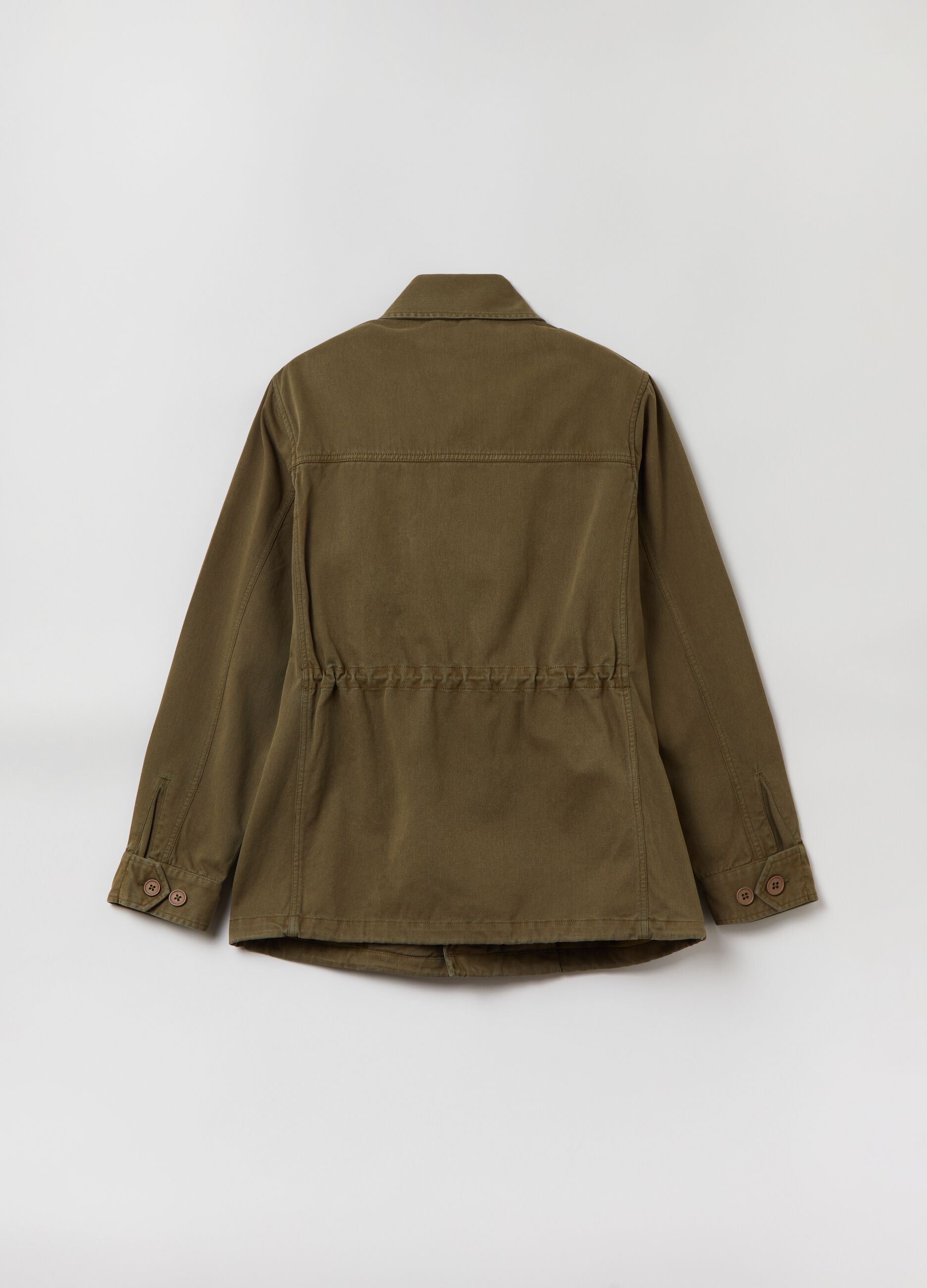 Cotton safari jacket