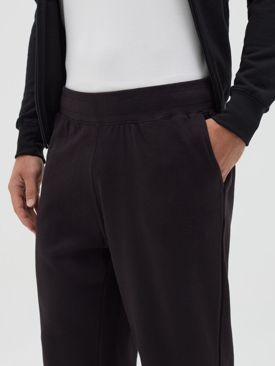 Joggers in cotton with drawstring_2