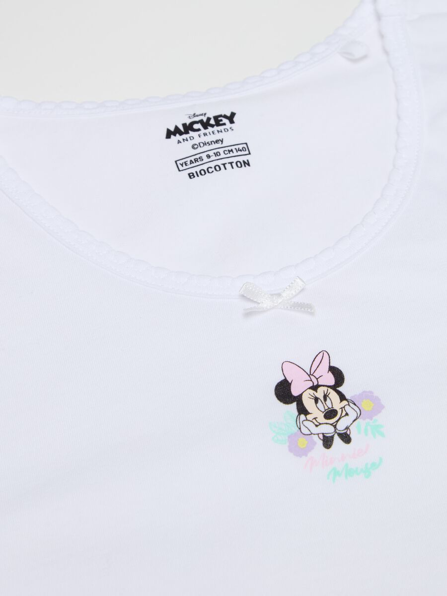 Two-pack organic cotton vests with Minnie Mouse print_3