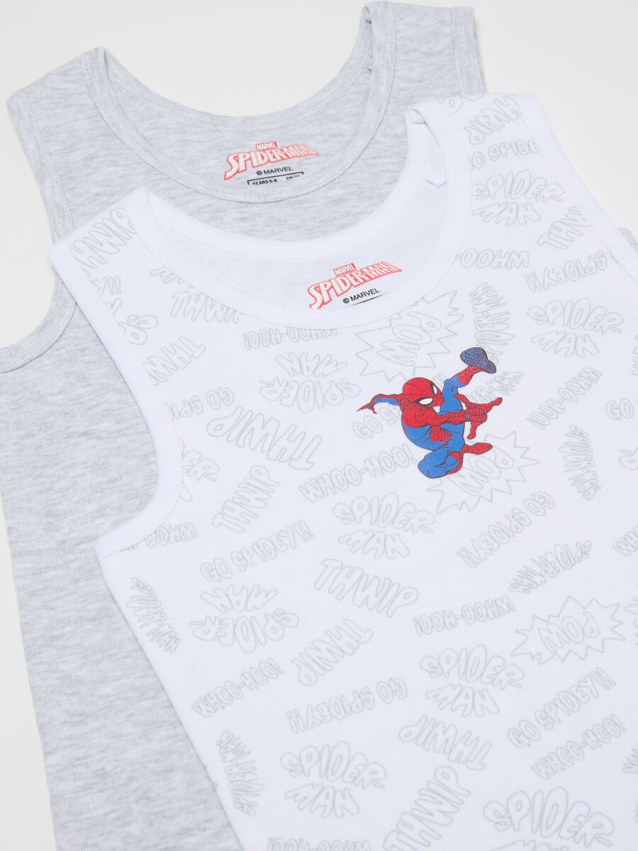 Two-pack racerback vests with Spider-Man print_2