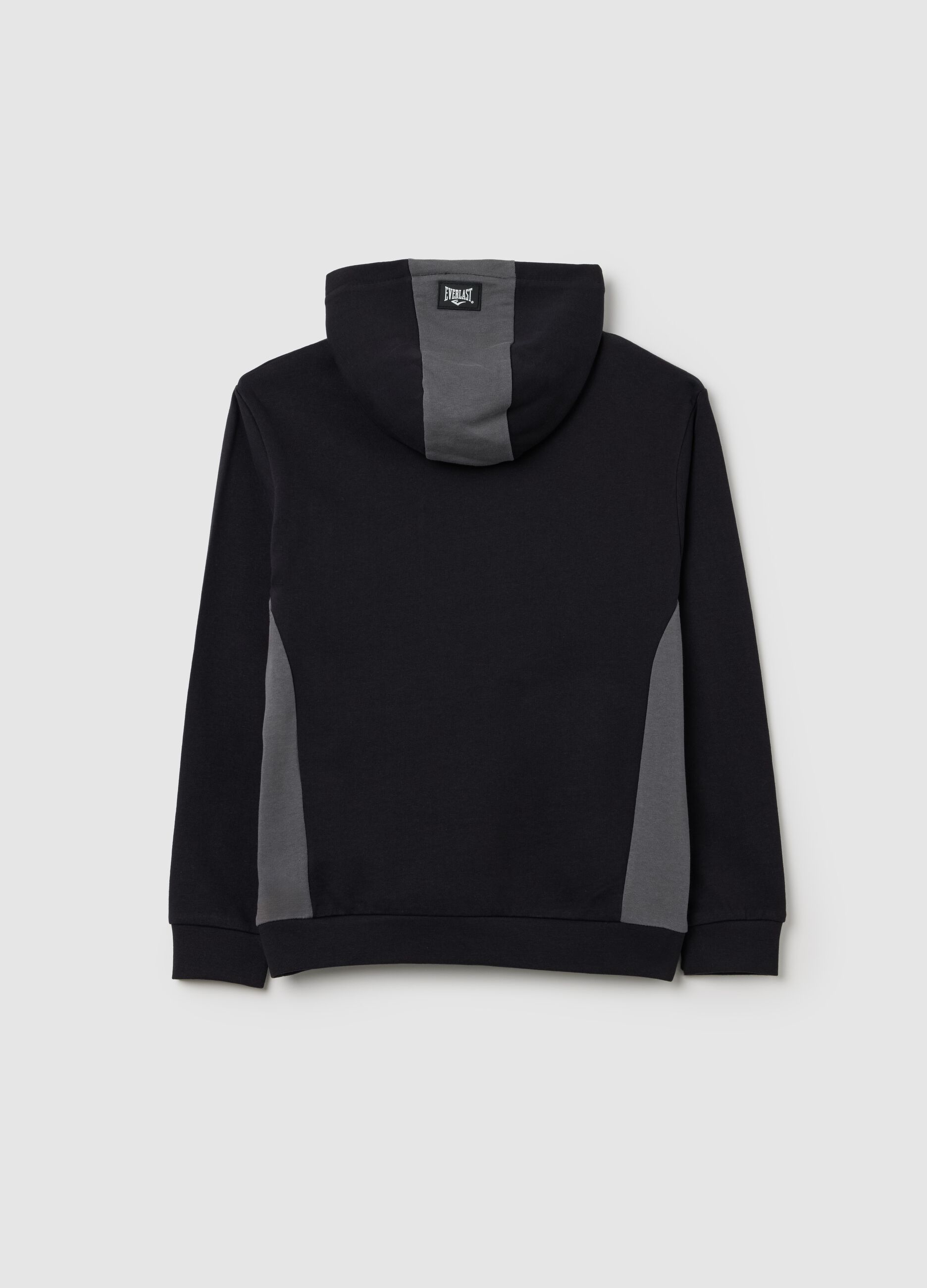 Felpa da ragazzo in puro cotone multicolor regular fit con cappuccio