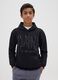 Boy's black pure cotton regular fit sweatshirt with writing_0
