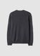 Grey crew-neck knit jersey jumper, regular fit_2