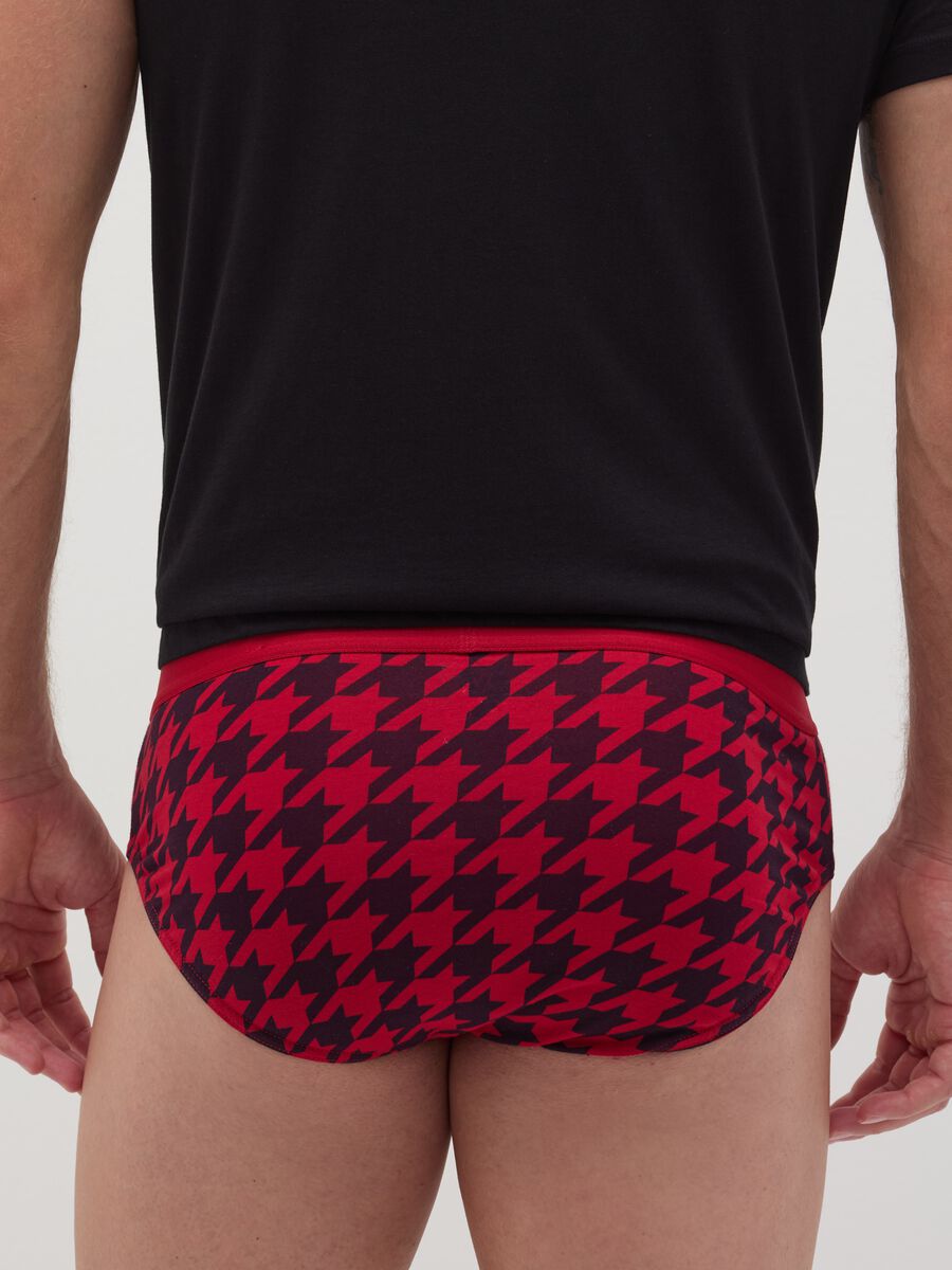 Stretch organic cotton briefs with all-over print_3