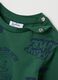 Children's green pure cotton T-shirt in regular fit_3