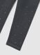 Girls' grey cotton skinny fit leggings_2