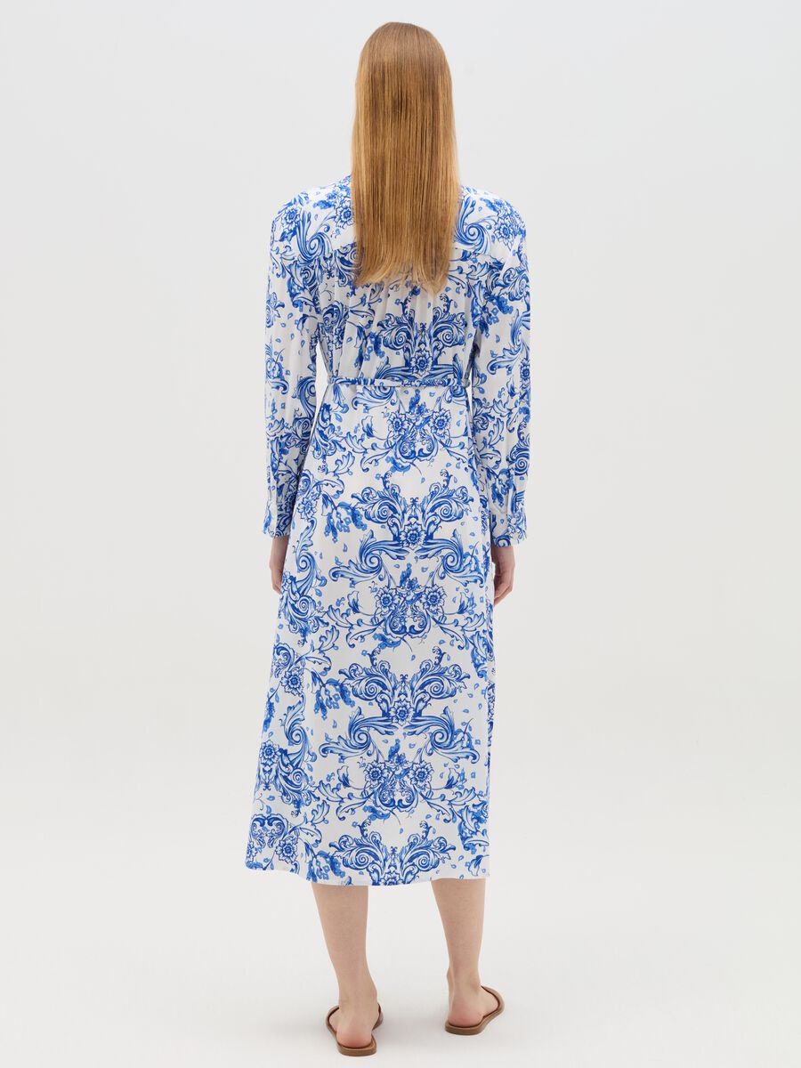 Long maternity shirt dress_4