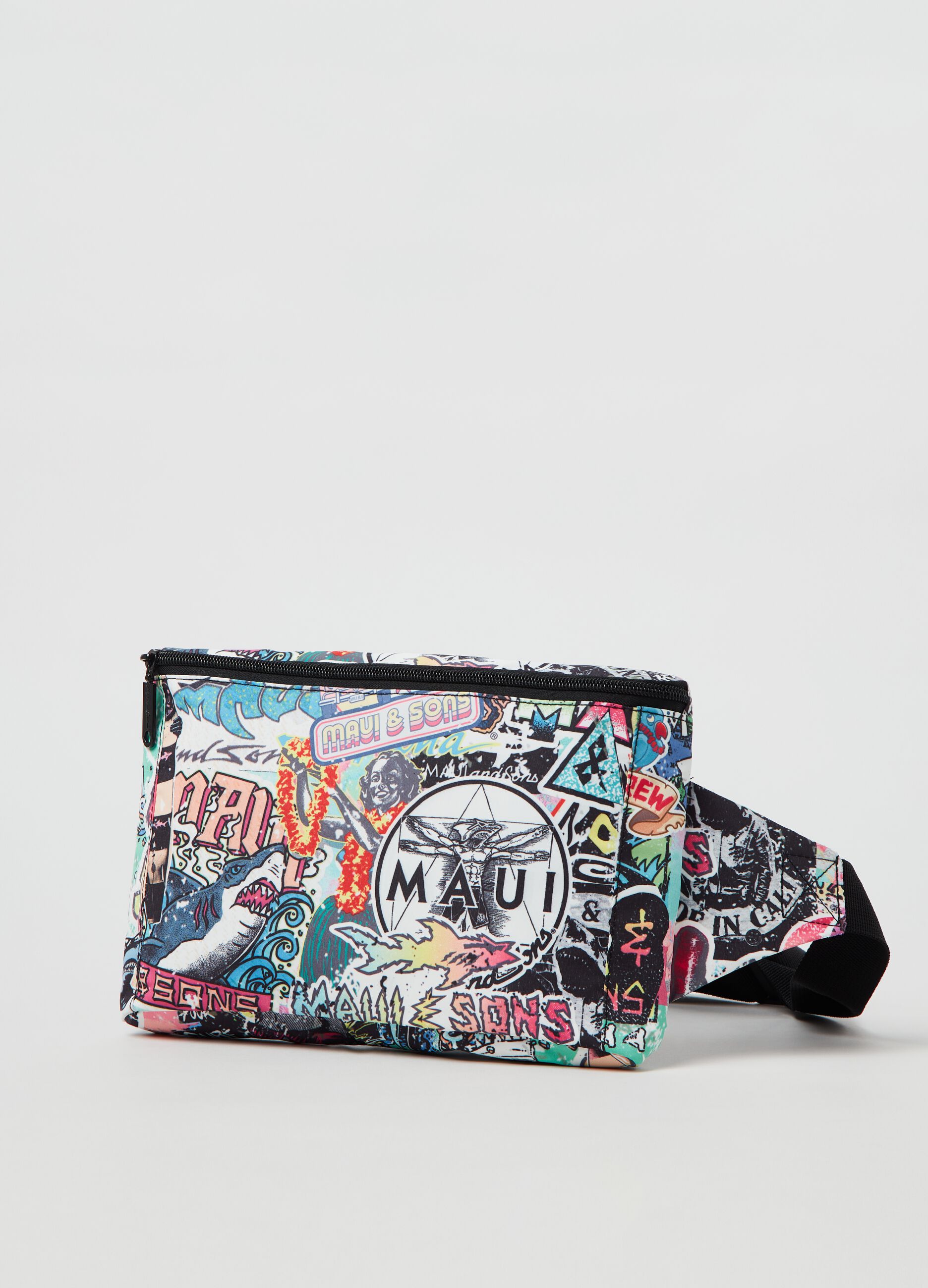 Marsupio con stampa graffiti Maui and Sons_0